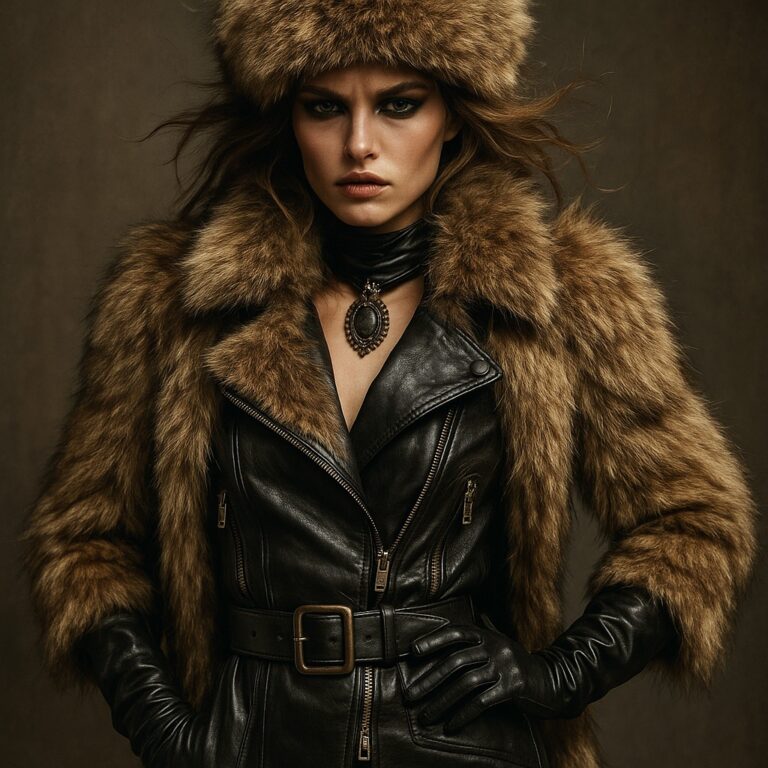The Untamed Spirit of Fur Leather Fashion